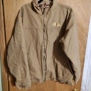 BURKS BAY NRA XL UNISEX. GENUINE CANVAS INSULATED AMMUNITION GUN HOLDING POCKETS